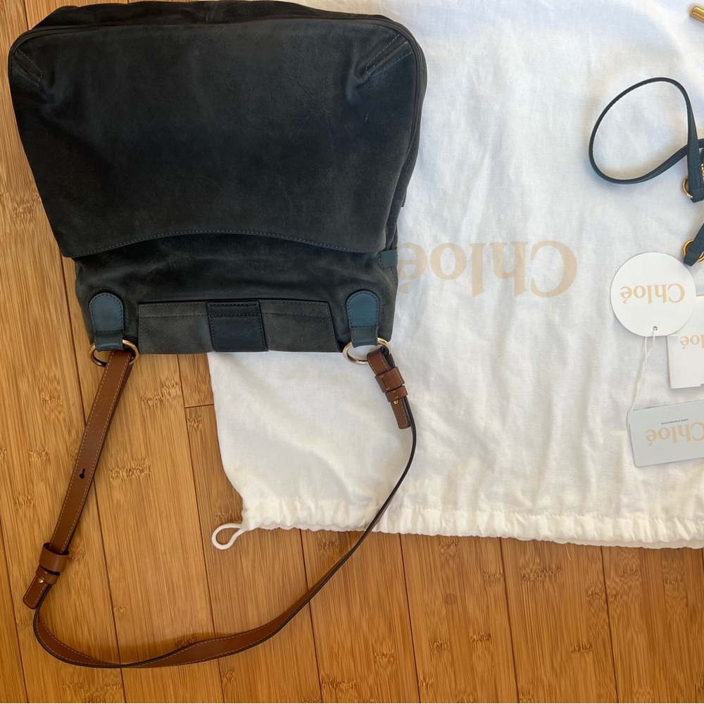 Chloe Lexa suede and leather handbag. - Picture 12 of 12